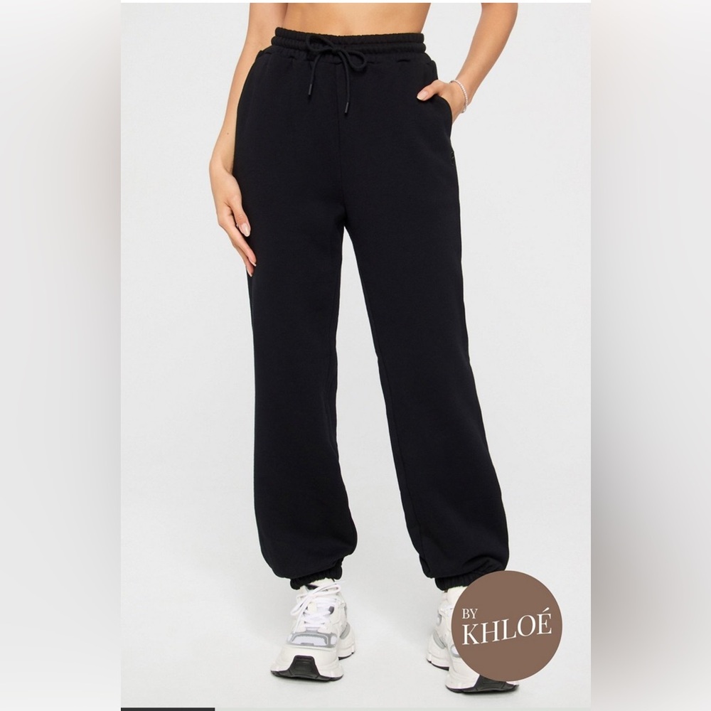 Fabletics Weekend Black Baggy Jogger Pants